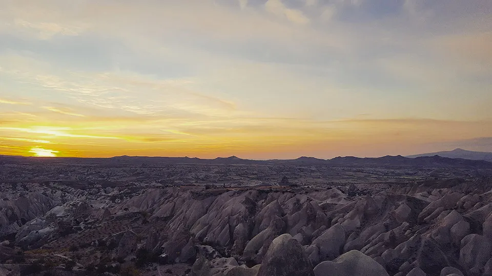 Cappadocia Ultra-Trail - Coucher de soleil